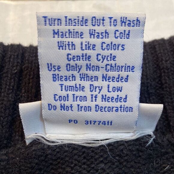 Vintage Blair Christmas Sweater Vest Angels Hope Believe Women Size Large - Picture 10 of 11